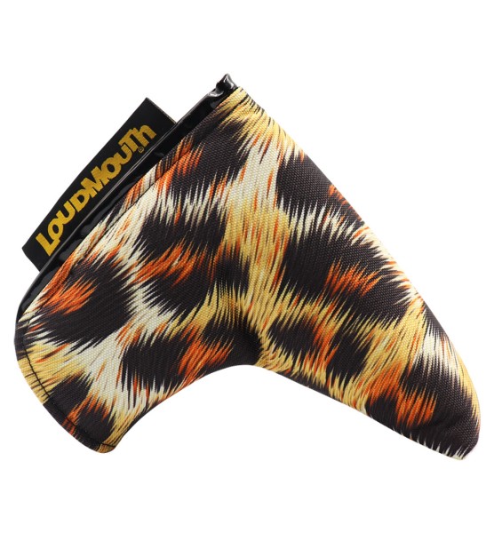 Loudmouth PE Blade Putter Cover "Fuzzy Leopard"