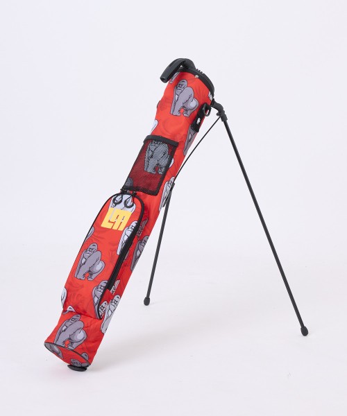 Loudmouth Self Stand Training/Speed Golf Bag "Gorilla Red"