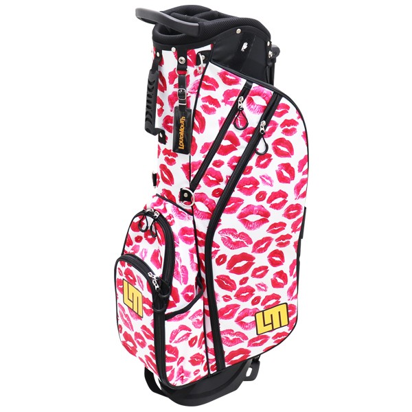 NEW Loudmouth 8.5 inch Stand Bag "Kisses White"