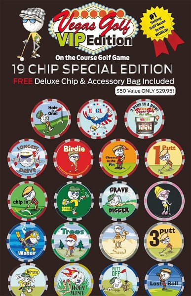 Vegas Golf 19-Chip VIP Edition
