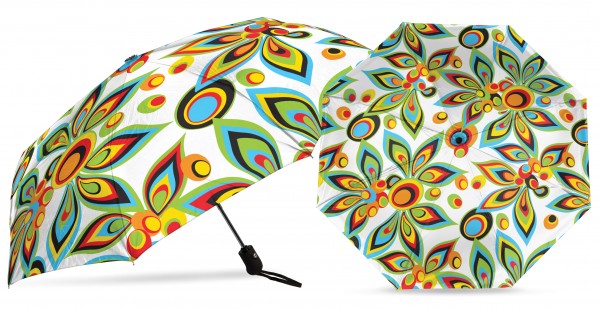 Loudmouth UV+ MINI Umbrella - White Shagadelic