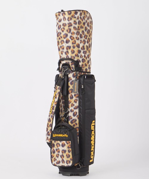 Loudmouth 9 inch Cart Bag - Fuzzy Leopard-