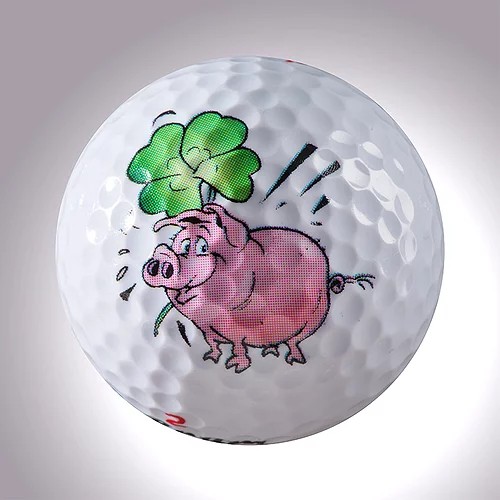 magball-magnetic Deco-Golf Ball "Good Luck"