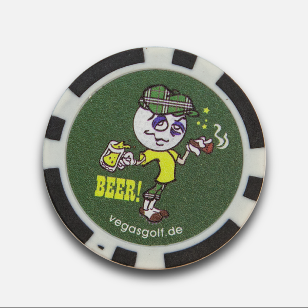 Vegas Golf Single Chip "BEER"
