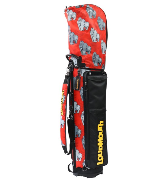 Loudmouth 9 inch Cart Bag - Gorilla Red -