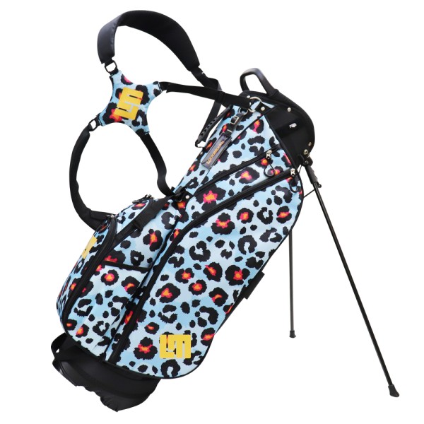 NEW Loudmouth 8.5 inch Stand Bag "Neon Cheetah Blue"