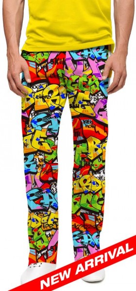 Loudmouth Men's Golf Trousers "Tags"
