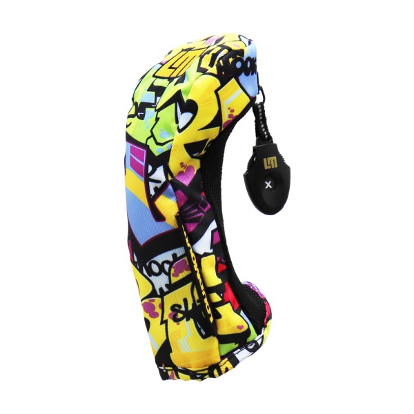 PUR Loudmouth Utility Headcover "Tags Neon" Design