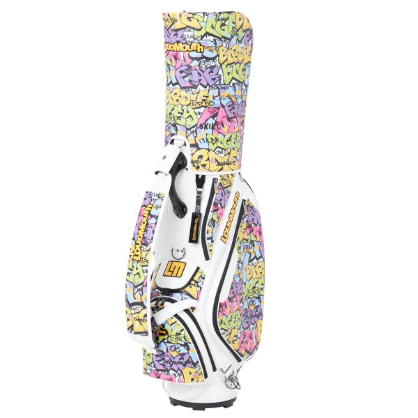 Loudmouth 9.5 inch Staff Bag - Tags Neon -