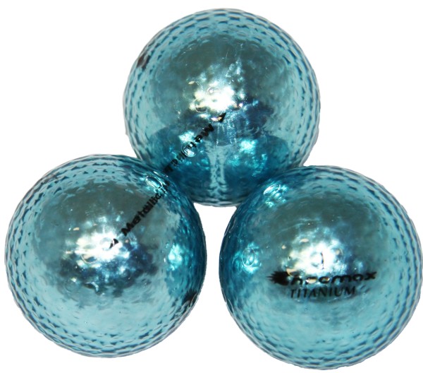 Chromax Metallic M5 Golfbälle, 3 Stück, blau