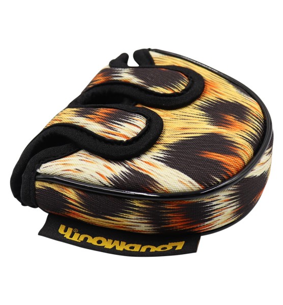 Loudmouth PE Mallet Putter Cover "Fuzzy Leopard"