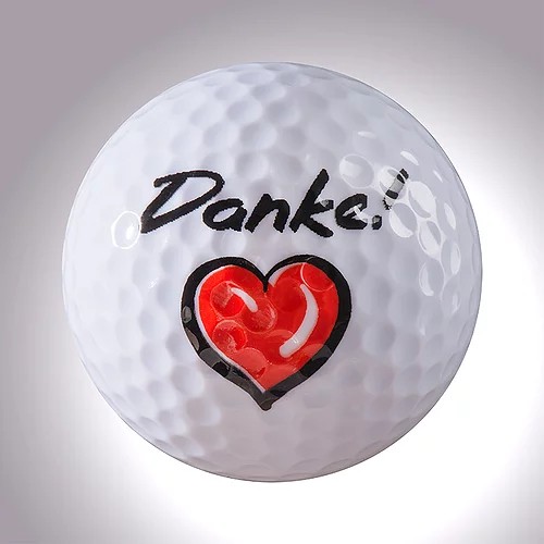 magball-magnetic Deco-Golf Ball "Danke!"