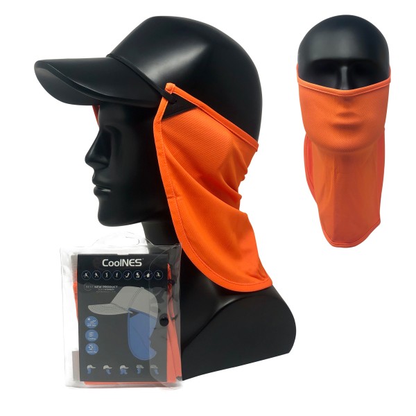 Neck Face Mask -orange-