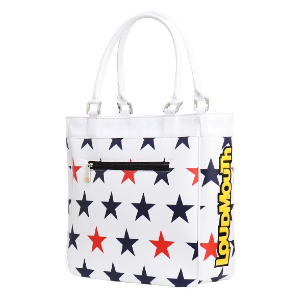 Loudmouth Tote Bag "Super Star White"