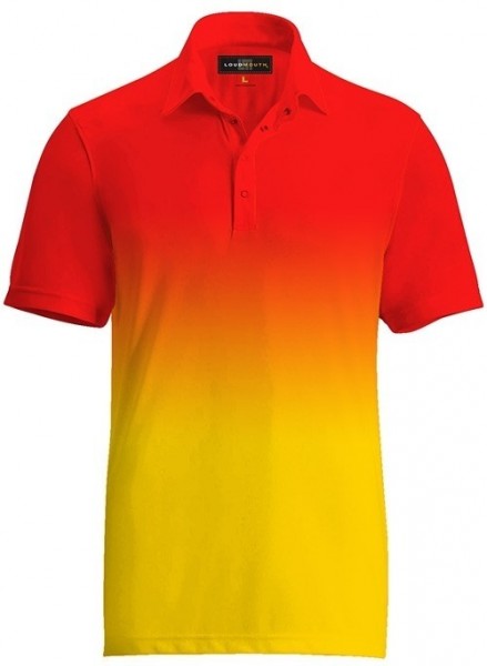 Loudmouth Fancy Ombre Shirt "Red-Gold"