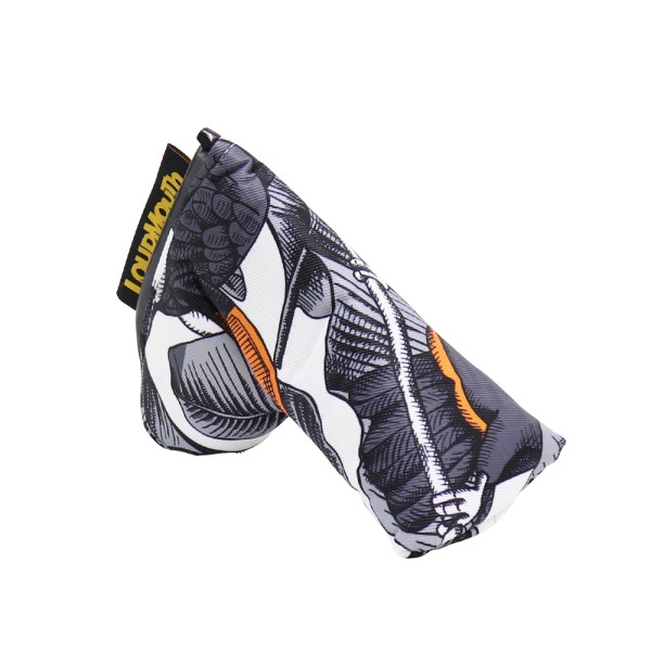 Loudmouth Blade Putter Cover "Toucans Gray"
